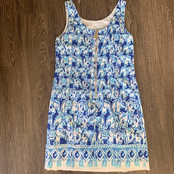 Lilly Pulitzer 'Get Trunky' Cathy Shift Dress - Picture 2 of 4